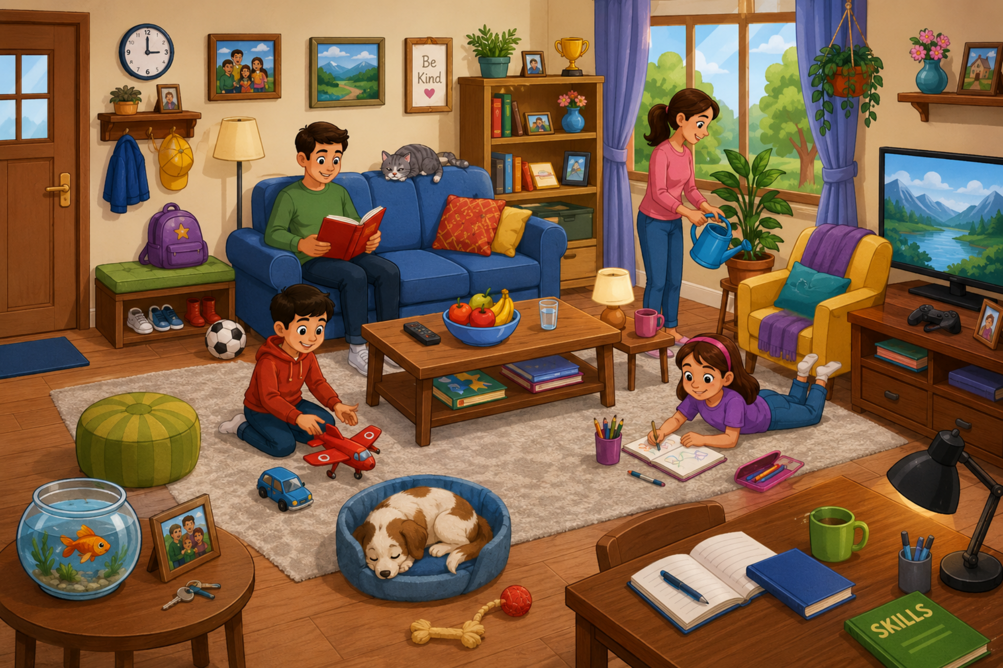 Interactive living room